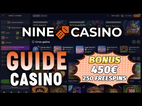 Activez votre Code Promo Nine Casino : 450 de Bonus + 250 Free Spins